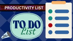 productivity list, productivity, productivity hacks